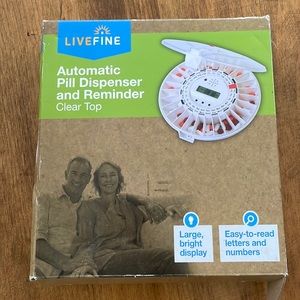 LiveFine Automatic Pill Dispenser and Reminder. New in box.